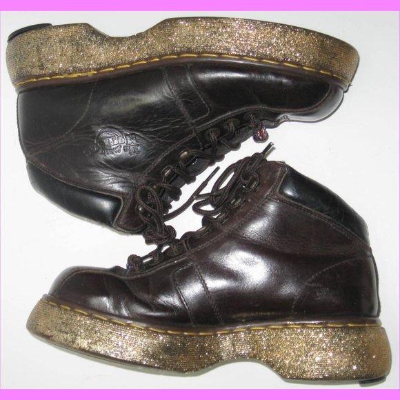 Size 8 US Women's Doc Marten's Brown Leather Ankle - Picture 2 of 13